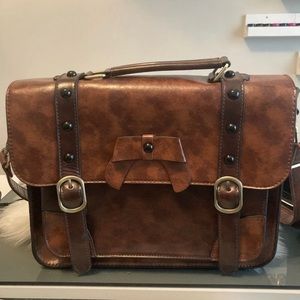 Ecosusi Faux Leather Leather Messenger Bag